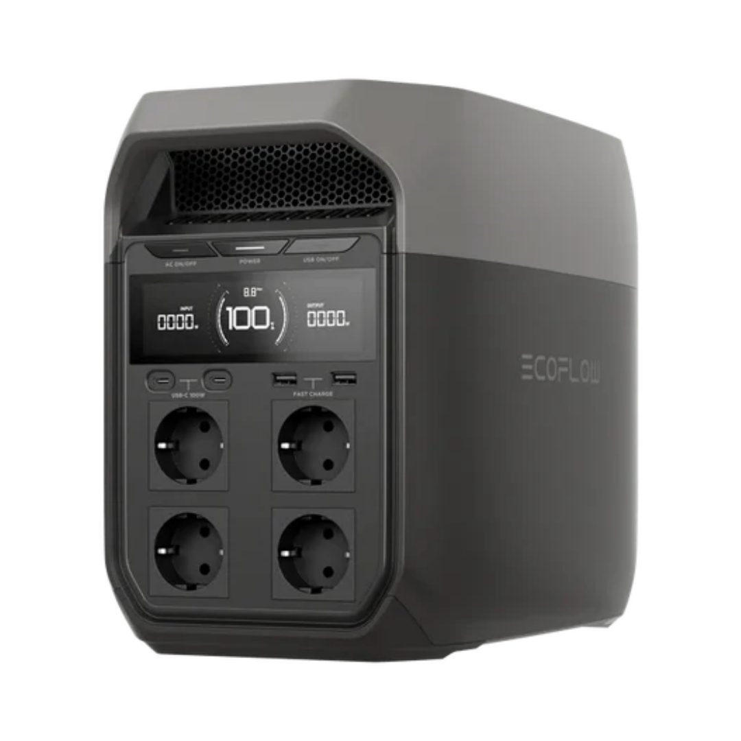 Ecoflow Delta 3 Tragbare Powerstation 1024 Wh Powerstation (1 St), Solargenerator für Camping & Zuhause