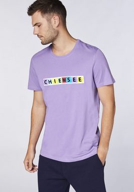 Chiemsee Print-Shirt T-Shirt mit Multicolour-Logo