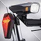 Aplic Fahrradbeleuchtung, LED Fahrradlampen-Set mit Front & Rücklicht - Fahrradbeleuchtung mit Akku / StvZO zugelassen, Bild 6