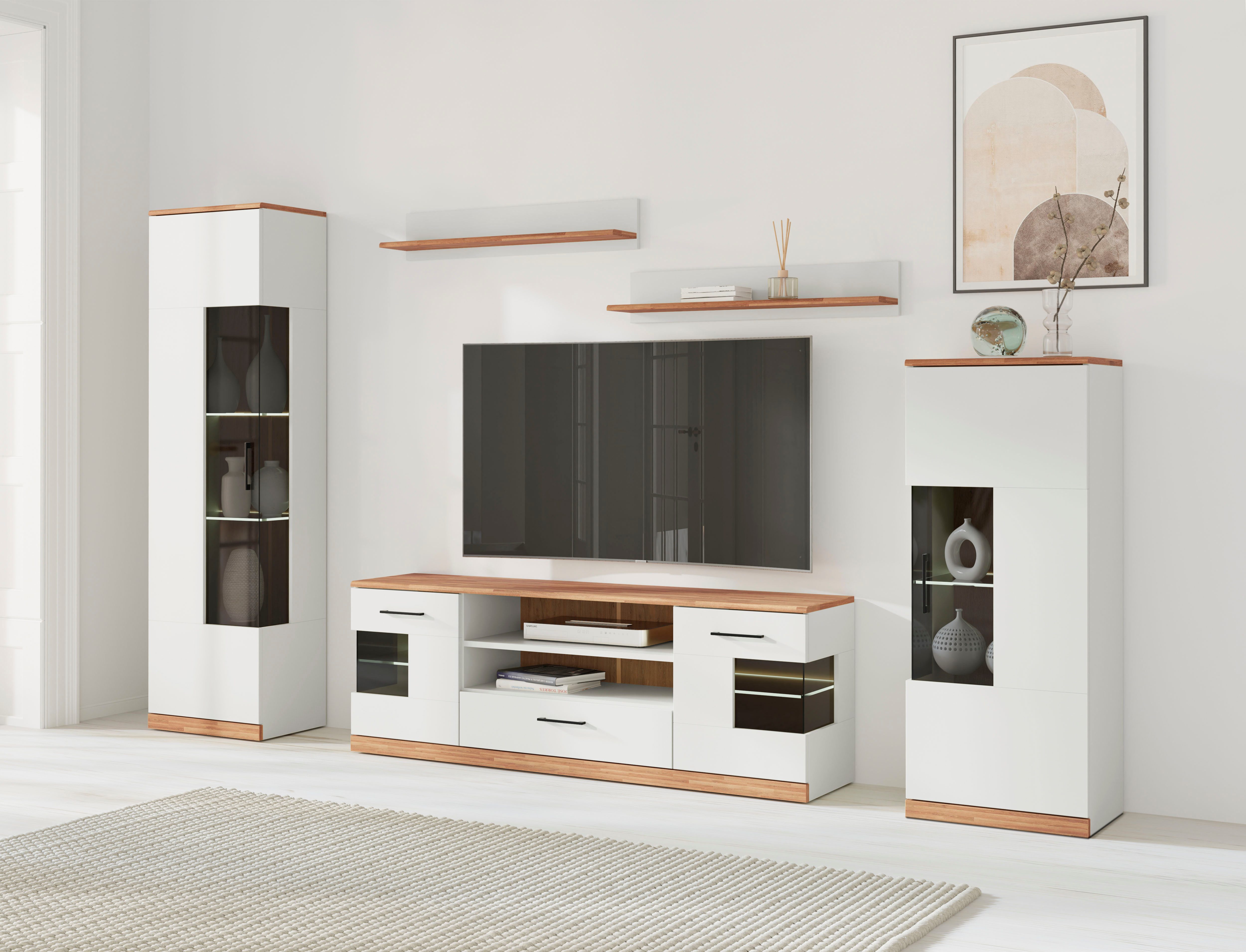 Home affaire Wohnwand Ribe Wohnwand Set-5 günstig online kaufen