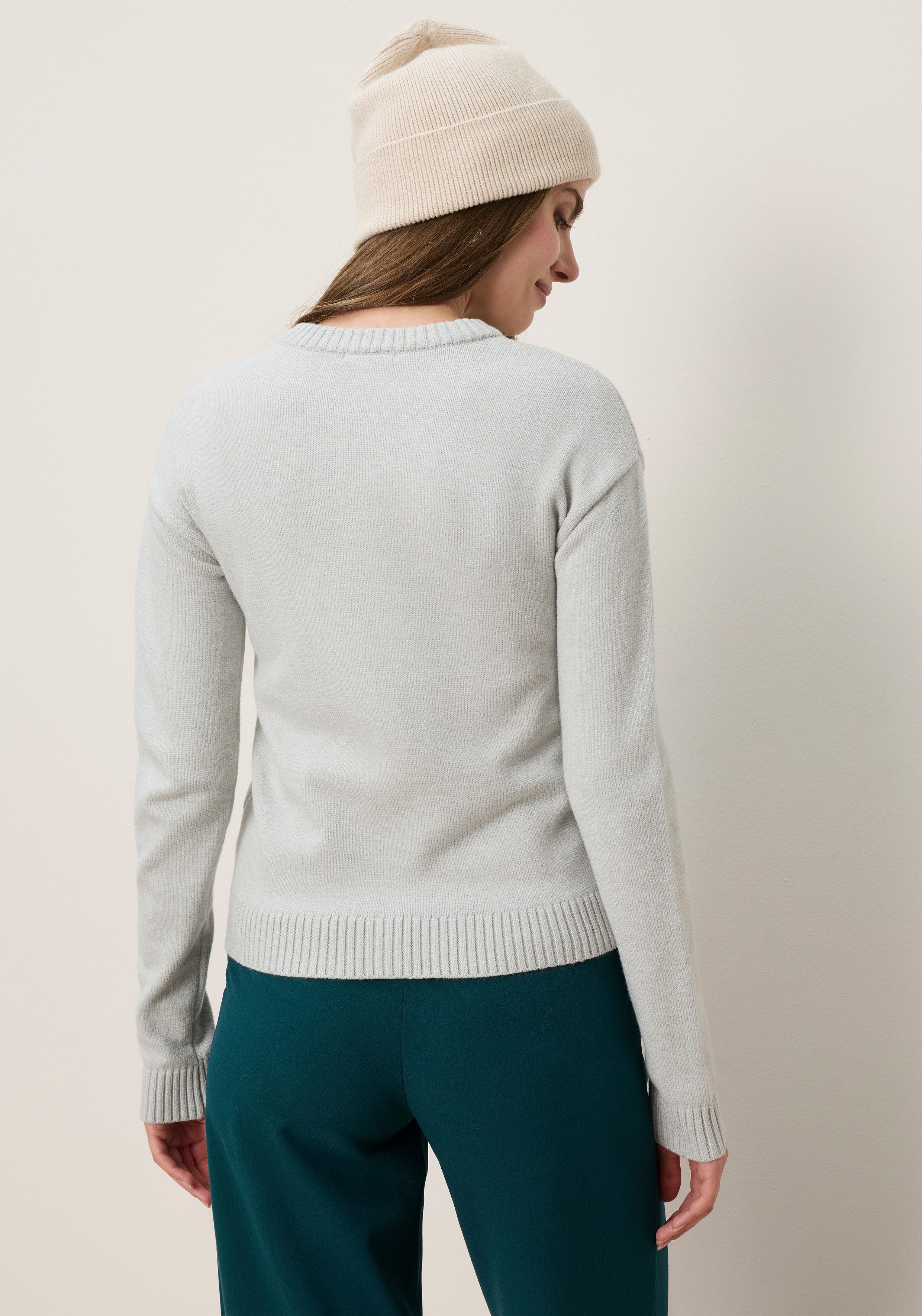 Tamaris Strickjacke in lässiger Blouson-Form mit Bündchen aus weicher Viskosemischung