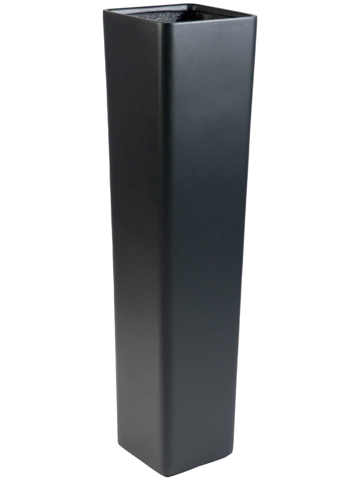VIVANNO Pflanzkübel Fiberglas ALTEZA Säule - Anthrazit Matt (1 St), 25x25x100 cm