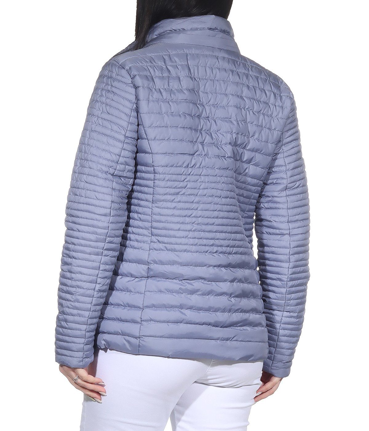 Aurela Damenmode Steppjacke Damen Übergangsjacke Steppjacke Ultraleicht Outdoor Jacke abnehmbare Kapuze