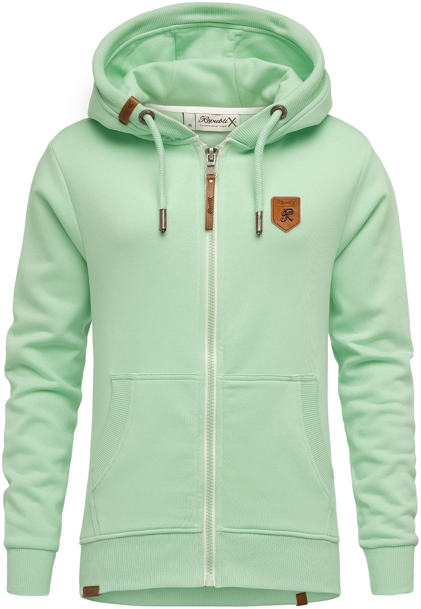 REPUBLIX Kapuzenpullover RORY Damen Hoodie Sweatshirt Pullover Zipper Jacke günstig online kaufen