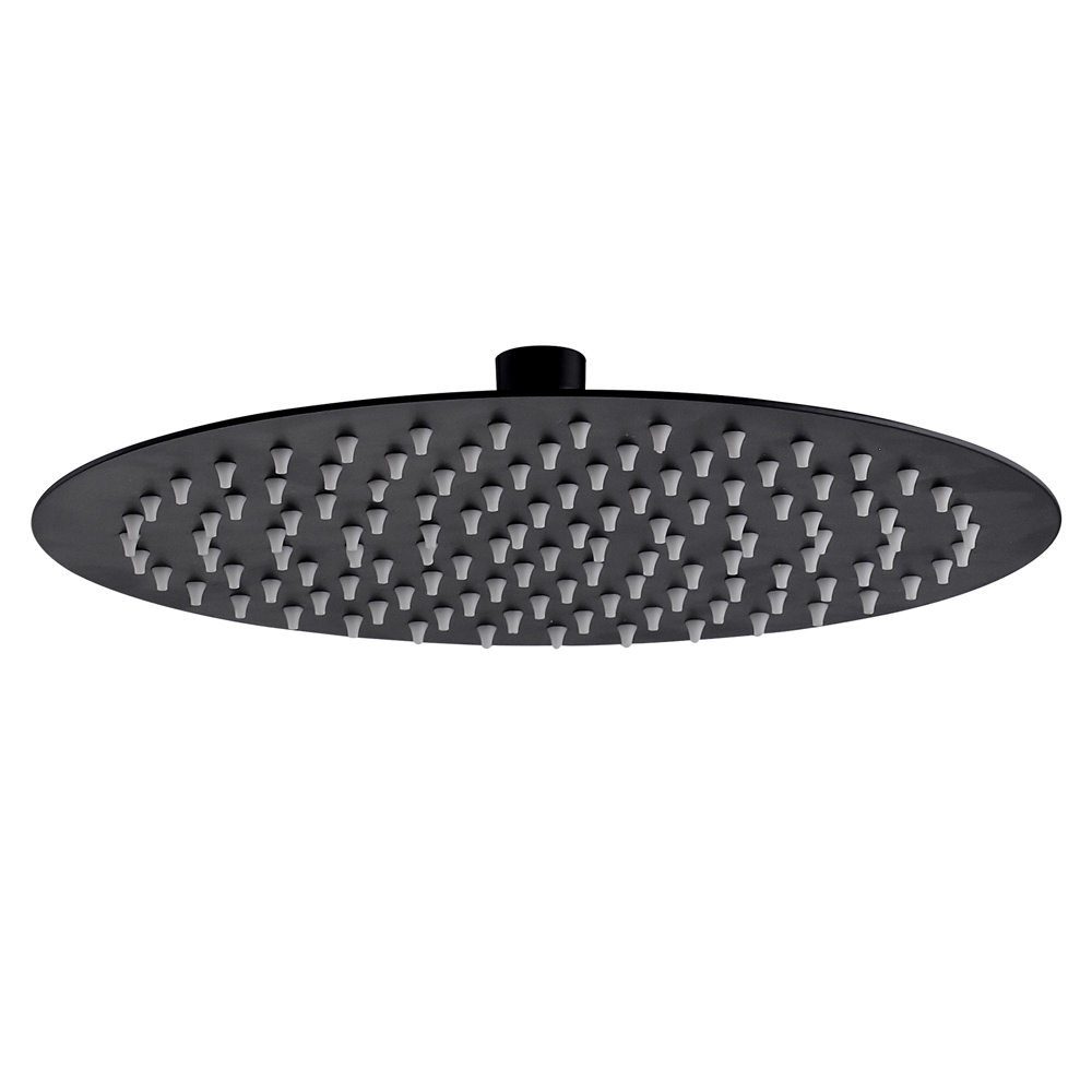 Aloni Kopfbrause SH3040B, (einzel, 1-tlg), Aloni Regendusche Kopfbrause rund Schwarz matt Ø 40 cm