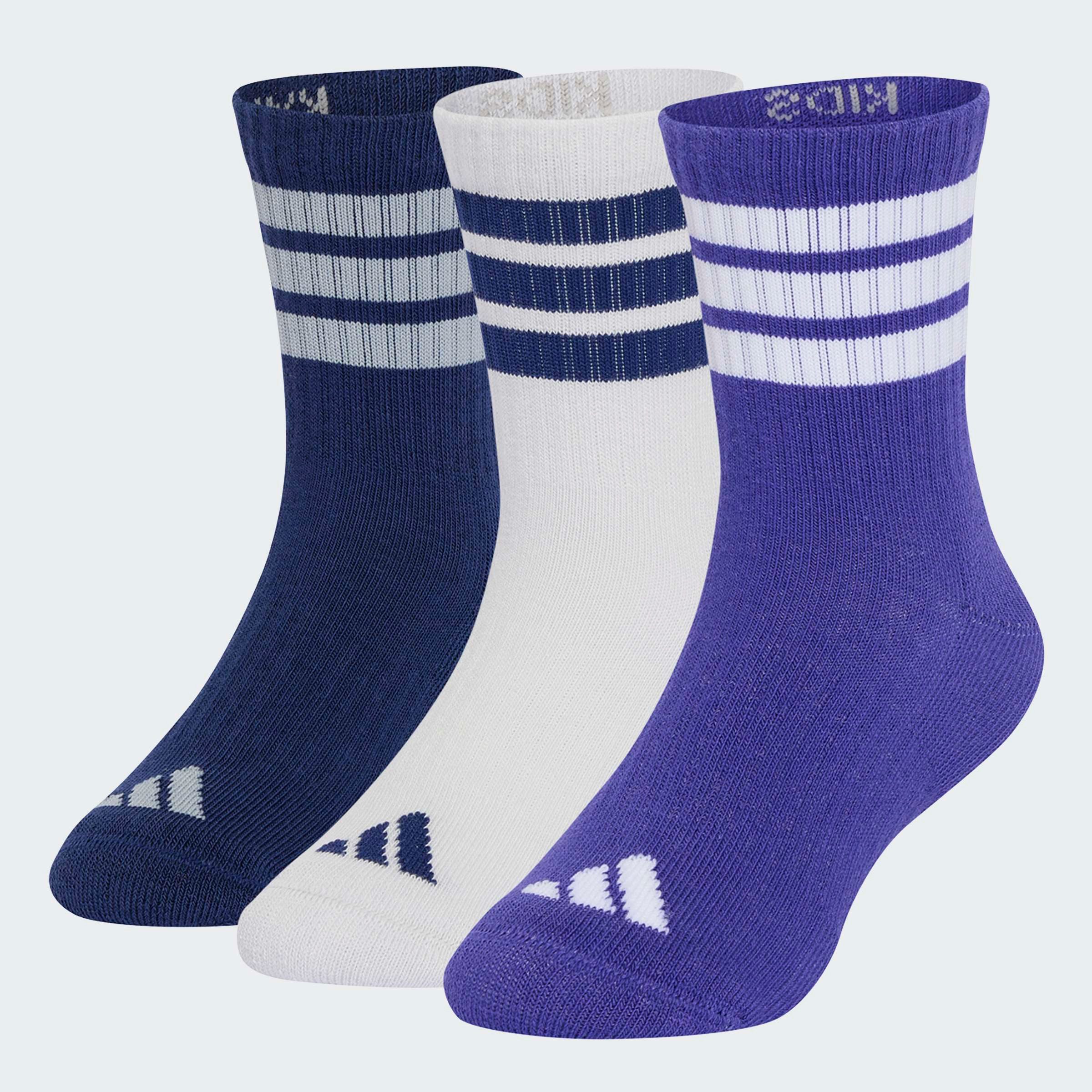 adidas Performance Funktionssocken 3-STREIFEN KIDS, KNÖCHELLANG, MIT POLSTERUNG, 3ER-PACK (3-Paar)