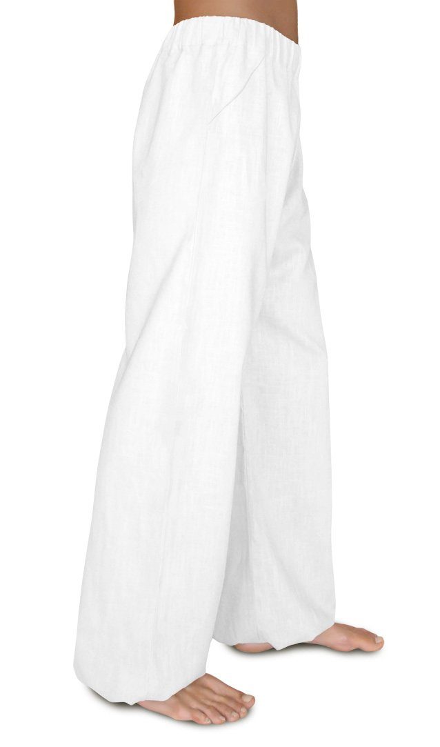 Leinenhose weiss DELIGHT Leinenhose SCHAZAD