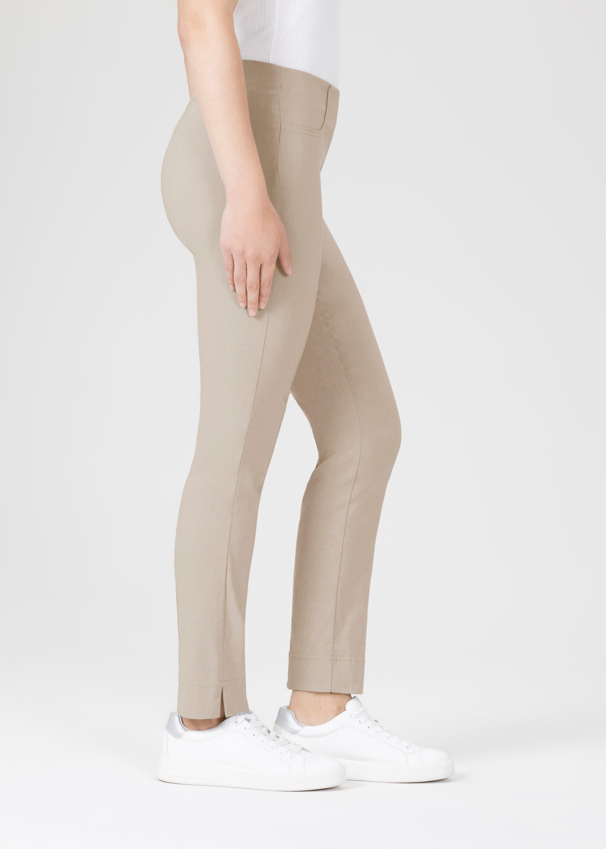 Stehmann Stoffhose Loli Sommerhose mit Schlitz am Beinabschluss