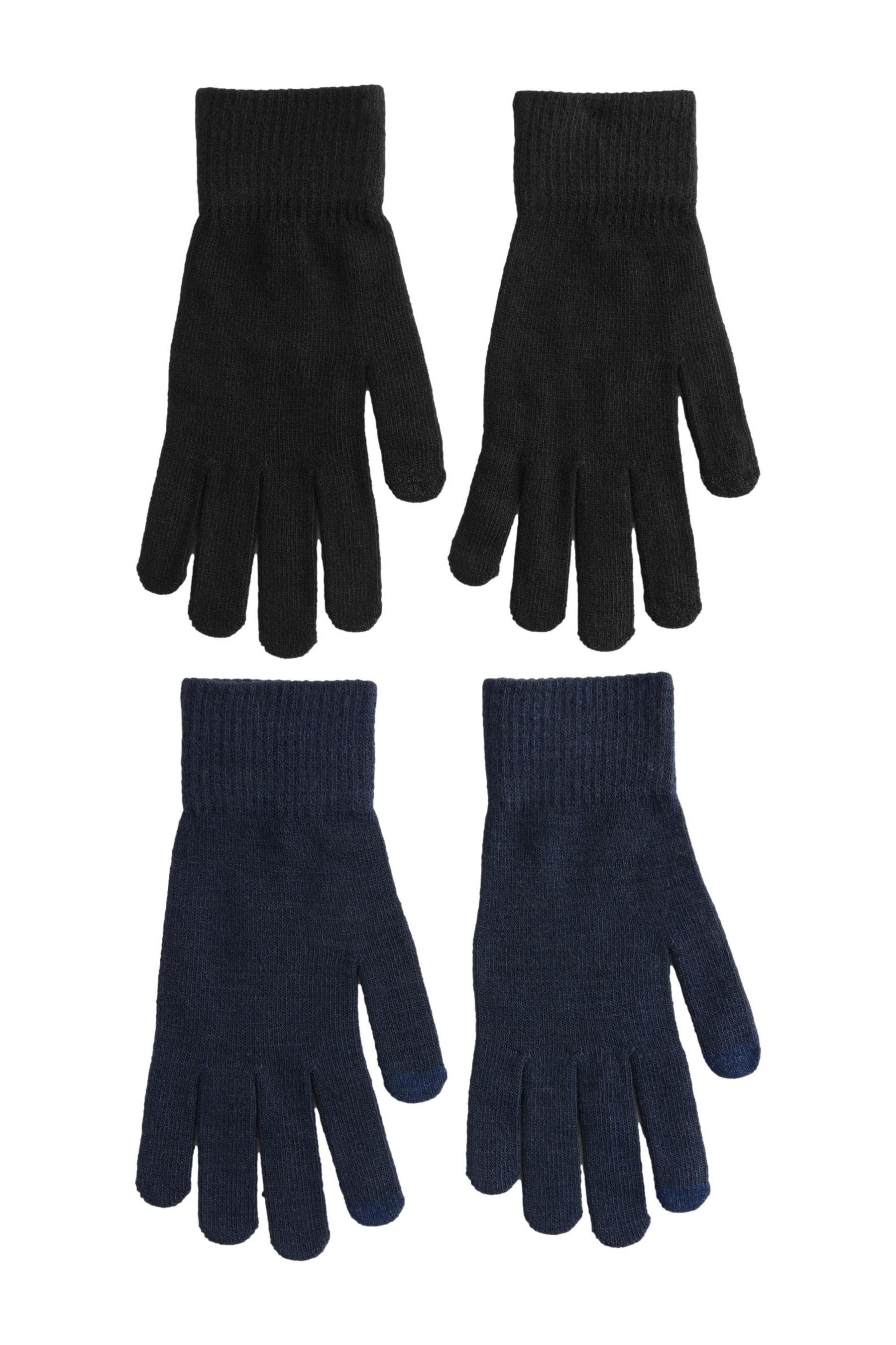 Strickhandschuhe 2er-Pack Touchscreen-Handschuhe