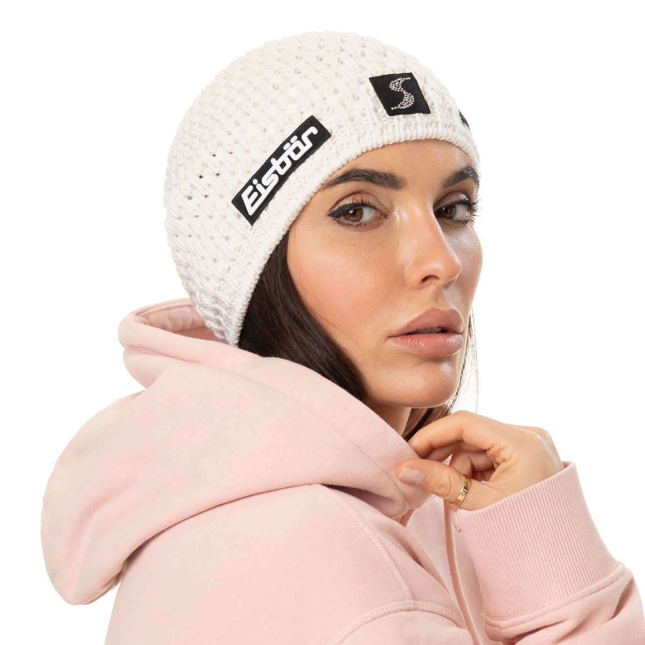 Eisbär Beanie (1-St) Strickmütze mit Futter, Made in Austria