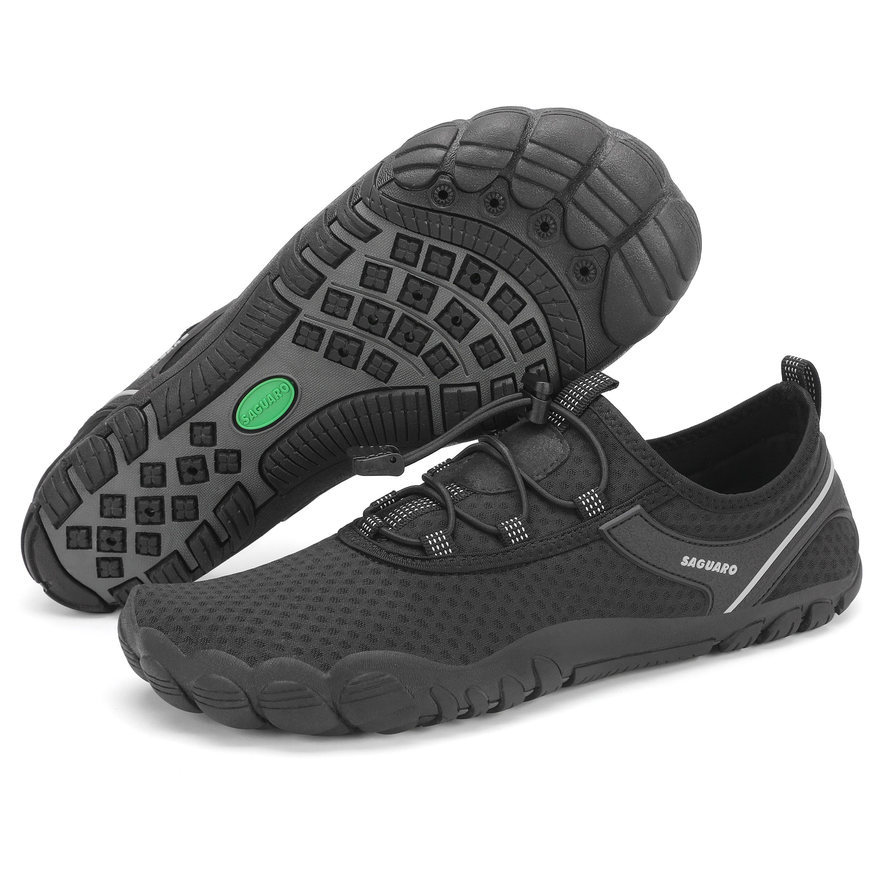 SAGUARO Sommer Barfuß - Badeschuh (3mm Sohlenstärke, Nullabsatz, bequem, leicht, atmungsaktiv, rutschfest) Barfuß-Schuhe Wasserschuhe Surfschuhe Schwimmschuhe Wasser-Sport