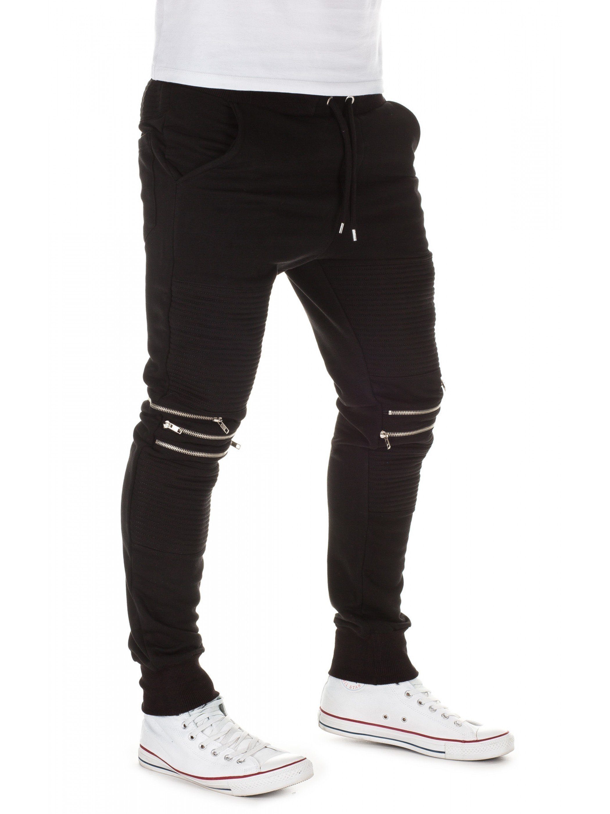 103 Yazubi Jogginghose Schwarz Biker 10001) Jogger (black