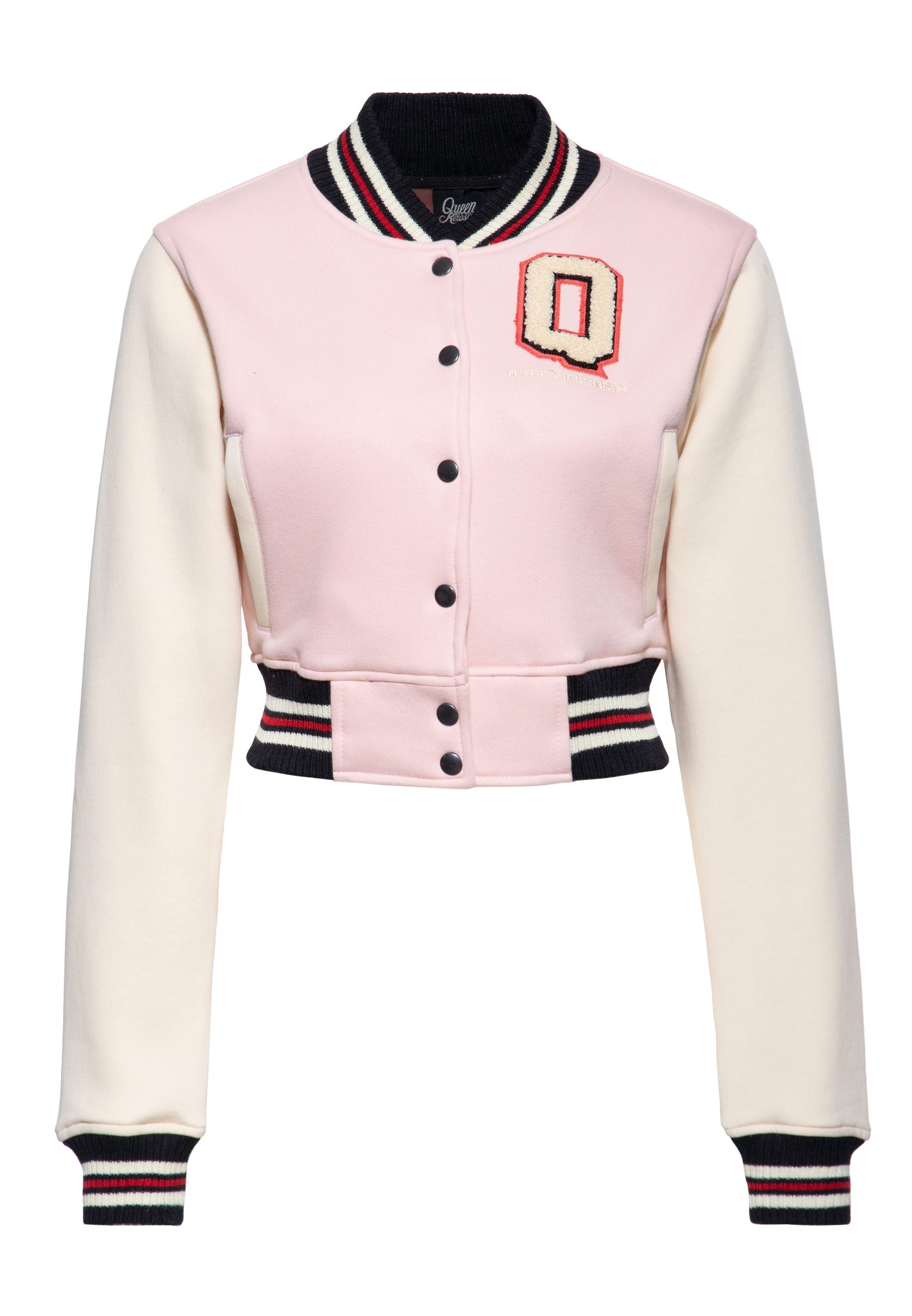 QueenKerosin Collegejacke Purr Purr (1-St) mit günstig online kaufen