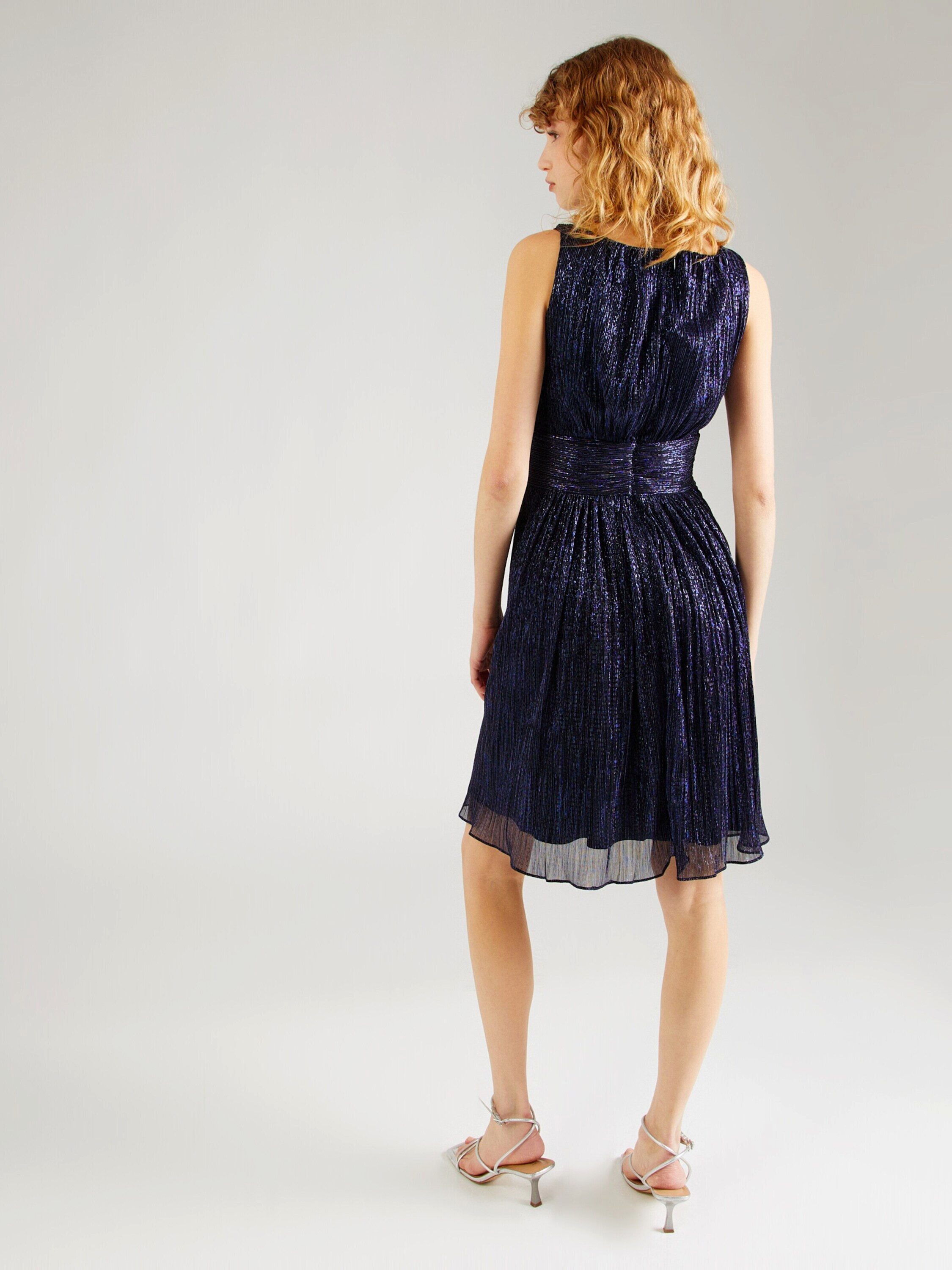 SWING Cocktailkleid (1-tlg) Plissee
