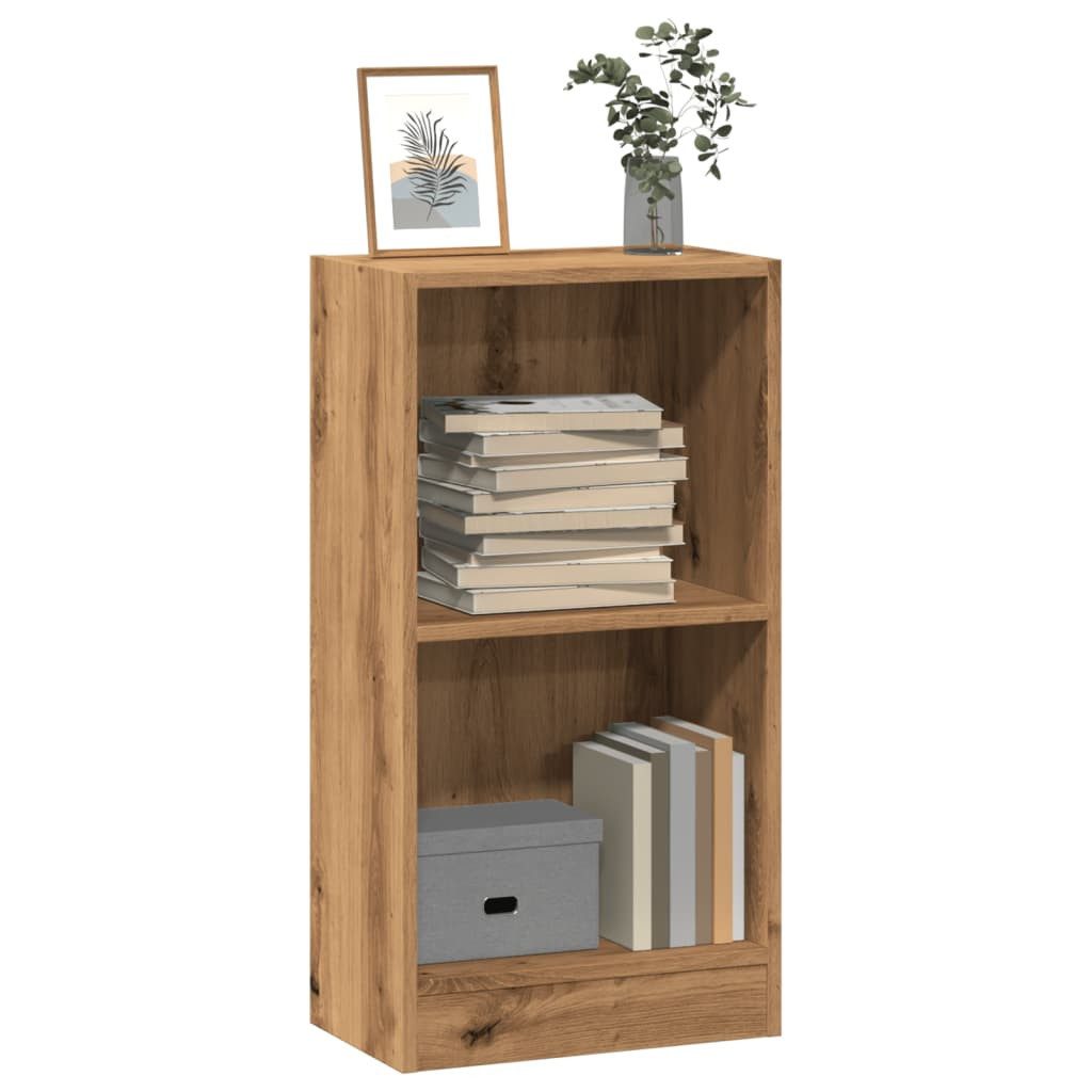 vidaXL Bücherregal Bücherregal Artisan-Eiche 40x24x76 cm Holzwerkstoff, 1-tlg.