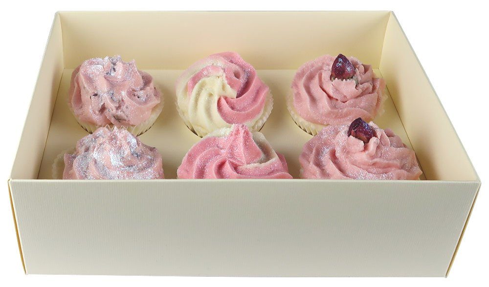 GREENDOOR Badekonfekt Geschenk Badecupcake Rose Set Frozen