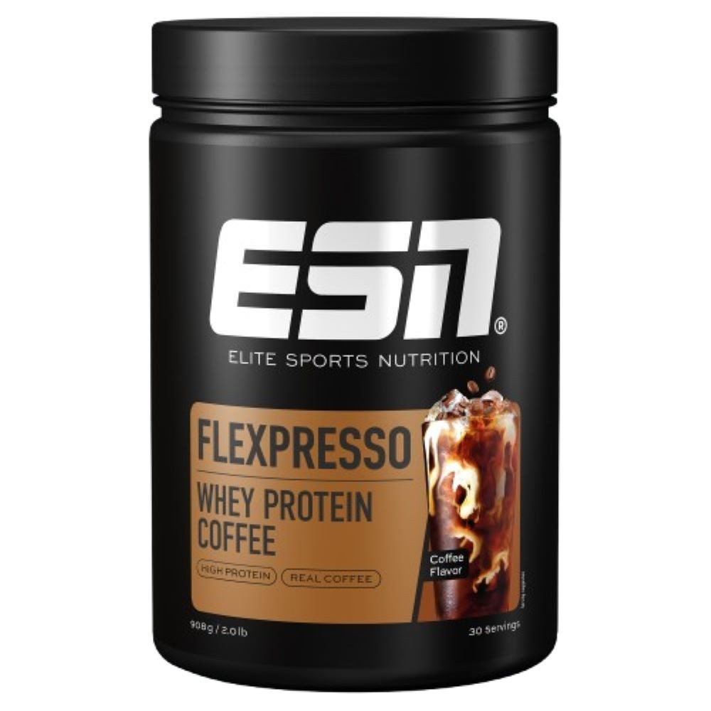 ESN ESN FLEXPRESSO Protein Coffee 908g Whey Protein Mit ECHTEM KAFFEE Pulver, 908 g