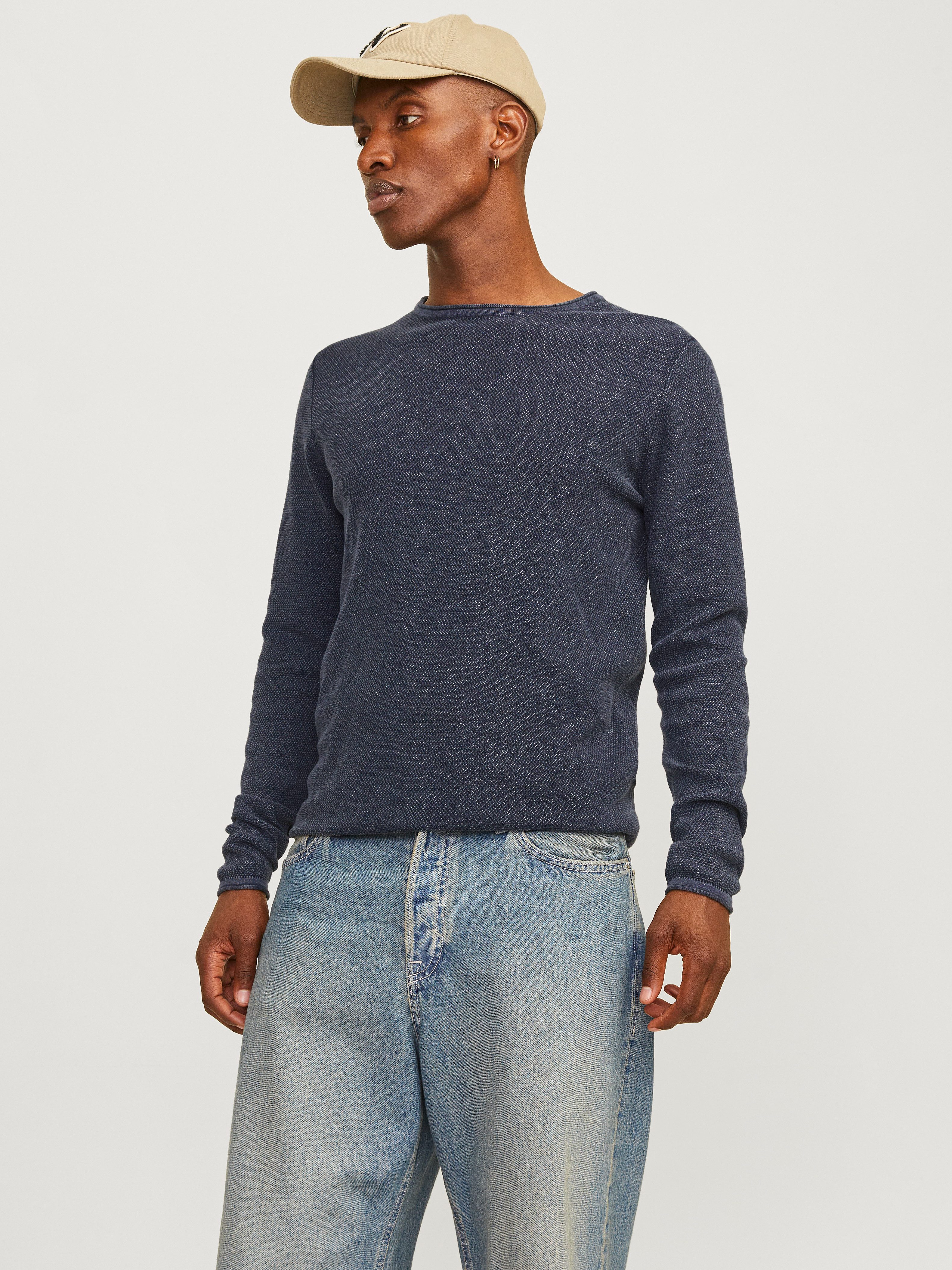 Jack & Jones Rundhalspullover JJDEAN KNIT günstig online kaufen
