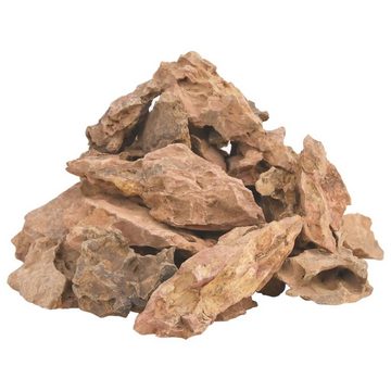 vidaXL Aquarien-Substrat Drachensteine 25 kg Braun 1-10 cm