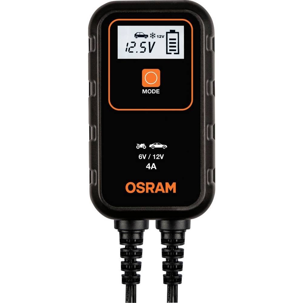 Osram Intelligentes Ladegerät BATTERYcharge 904 Autobatterie-Ladegerät (Akkutest, Auffrischen, Regenerieren, Batterieprüfung)