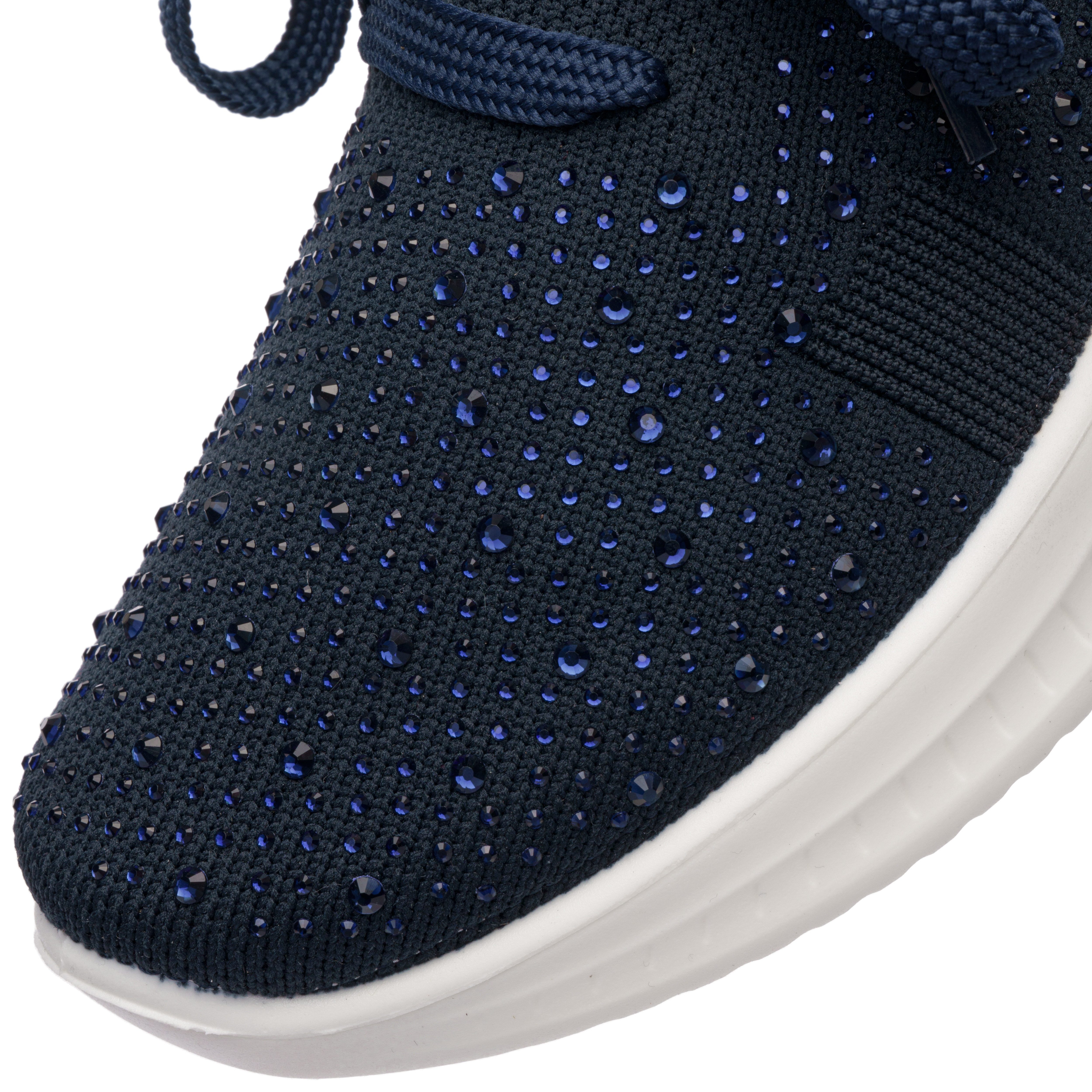 Ara SEATTLE Slip-On Sneaker Keilabsatz, Slipper, Freizeitschuh mit Strasssteinen, H-Weite