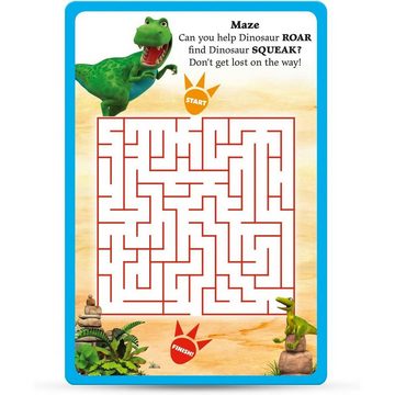 Winning Moves Spiel, Kartenspiel Top Trumps Juniors - Dinosaur Roar! (englisch), englische Ausgabe