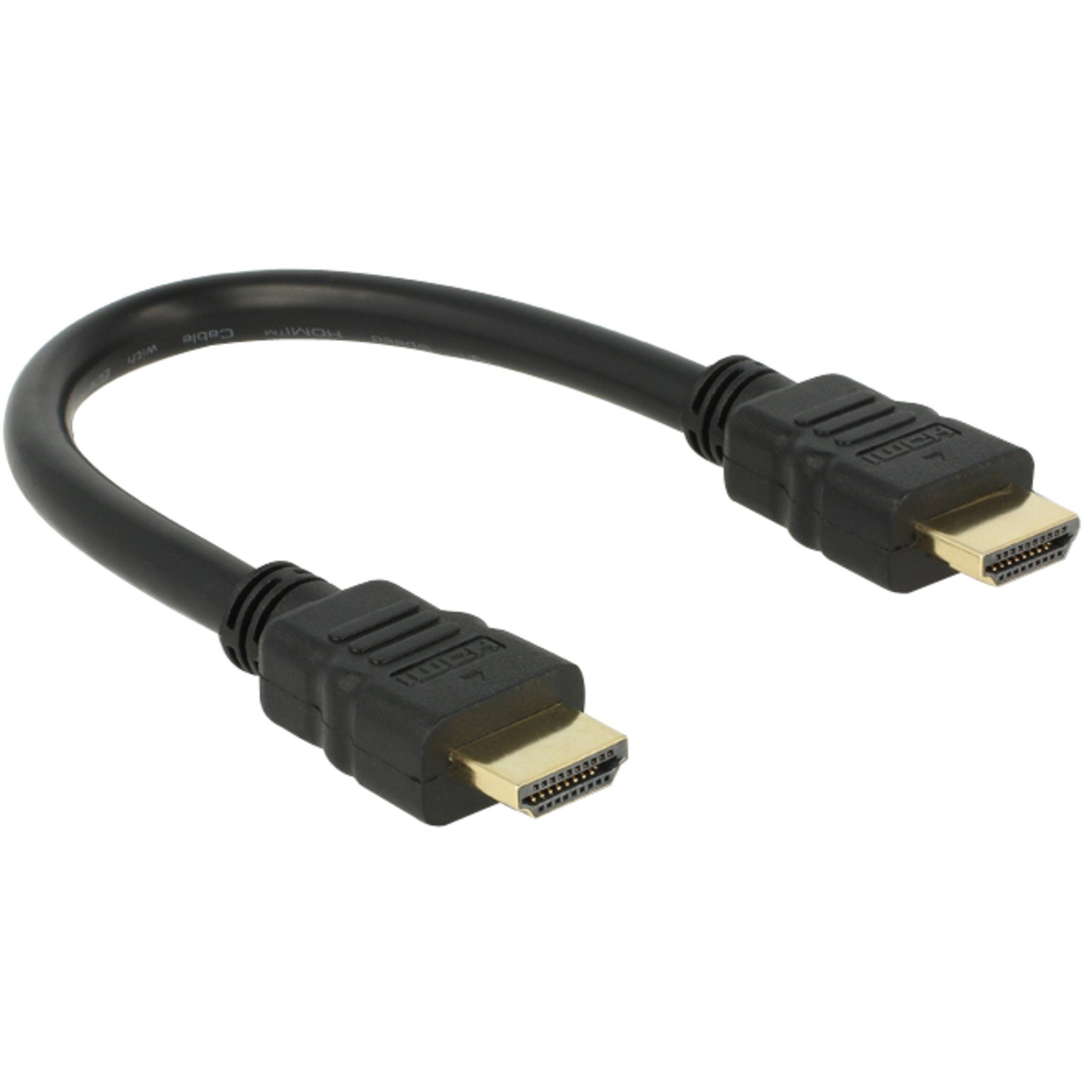DeLOCK Kabel High Speed HDMI mit Ethernet Stecker HDMI-Kabel