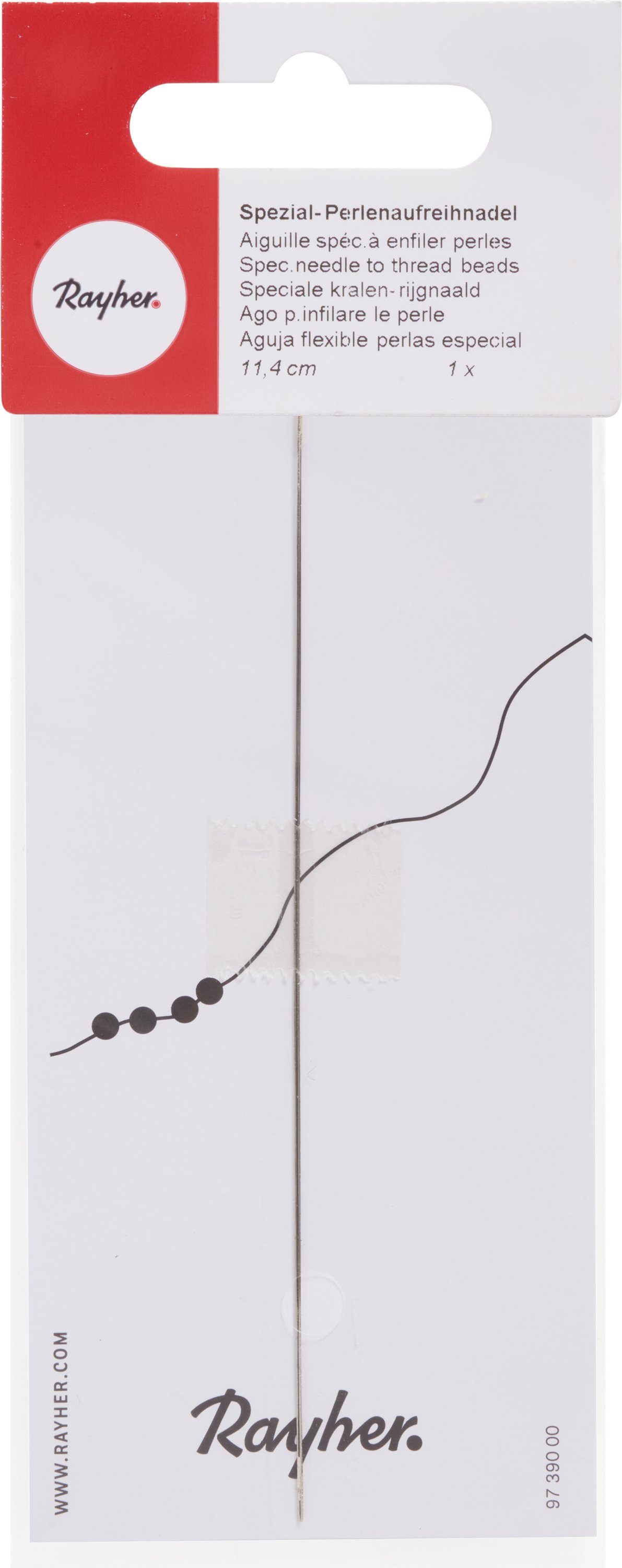 Rayher Schmuckset Perlenaufreihnadel, 11,4 cm