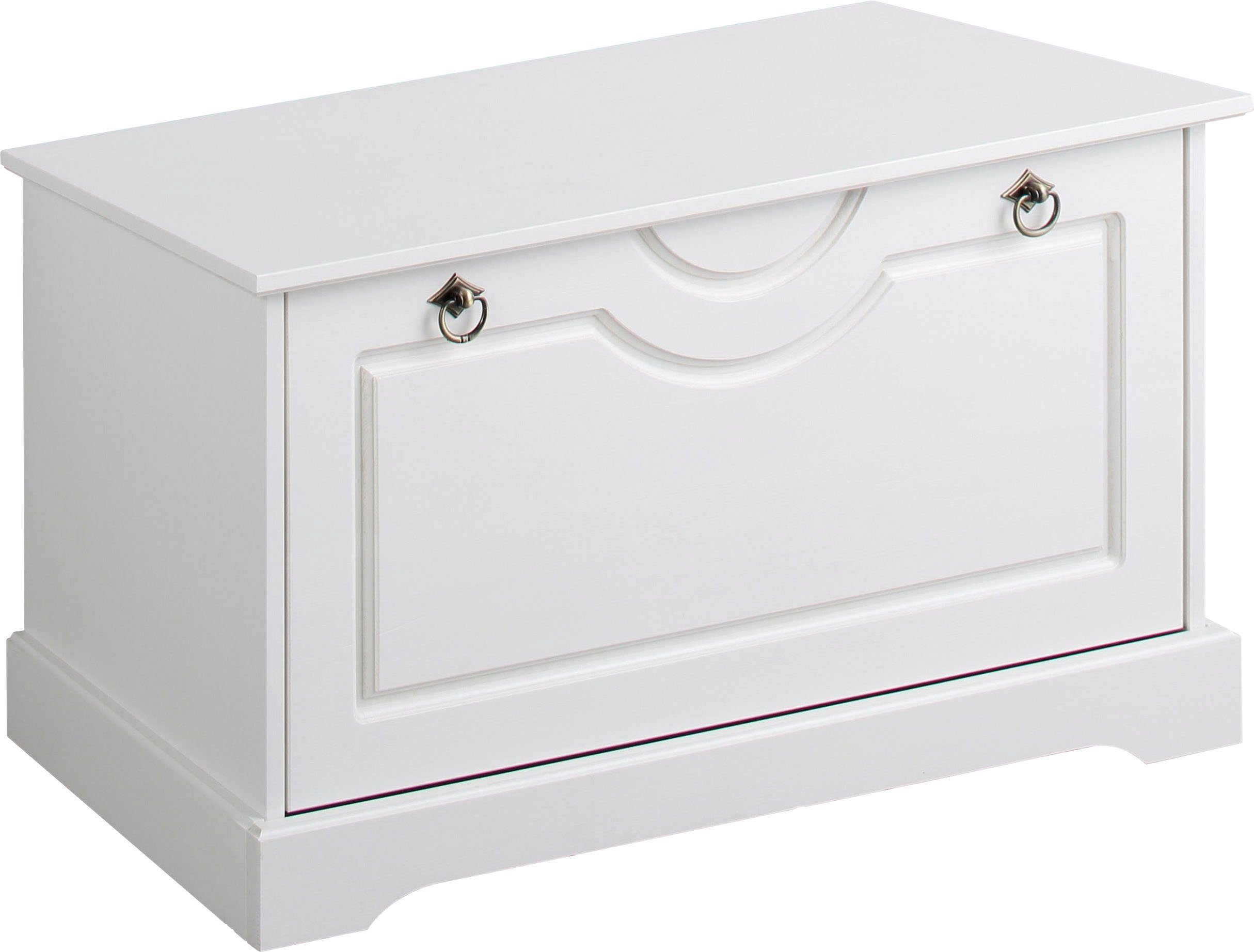 Home affaire Schuhtruhe Klera, Breite 81 cm, aus massiver Kiefer, FSC®-zert günstig online kaufen