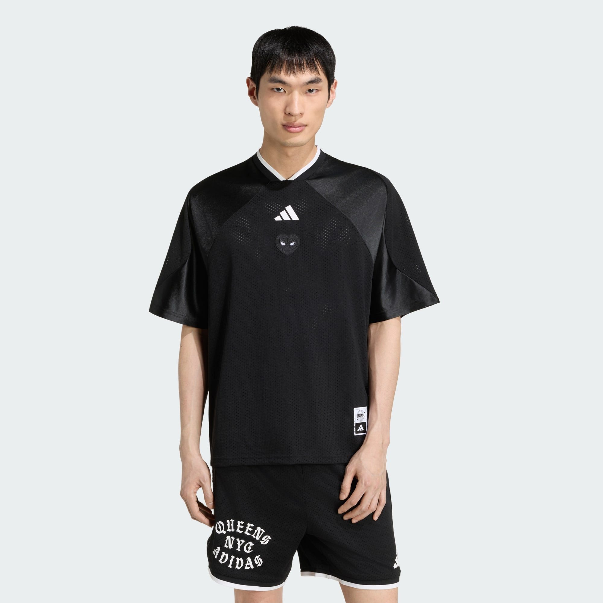 adidas Sportswear T-Shirt ADIDAS MARVEL SPIDER-MAN MESH SHIRT (1-tlg)