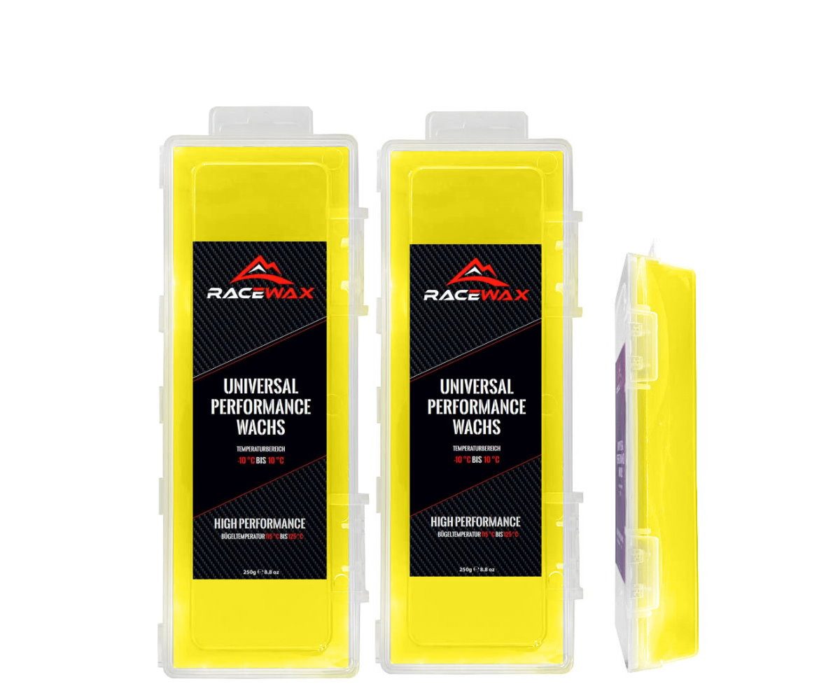 Ski RaceWax Universal Wachs YELLOW EDITION Ski Langlauf Snowboard All IN
