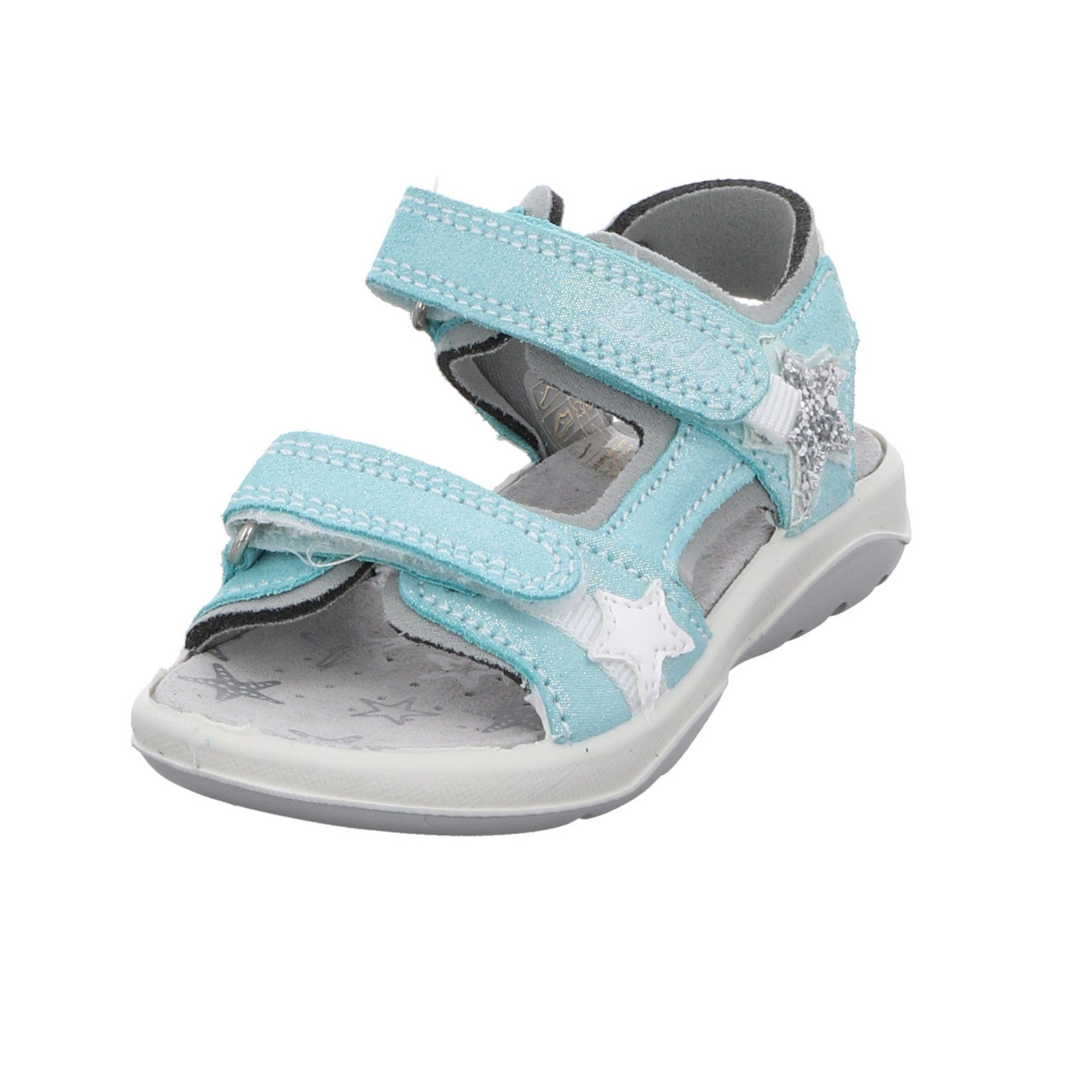 Lurchi Mädchen Sandalen Schuhe Fia Sandale Kinderschuhe Sandale Lederkombination Turquise