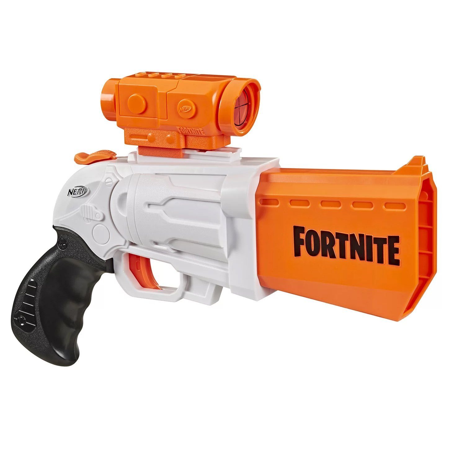 Hasbro Kostüm Dartblaster Nerf Fortnite SR (Scoped Revolver), Der NERF Fortnite Scoped Revolver Blaster stammt direkt aus dem ultra