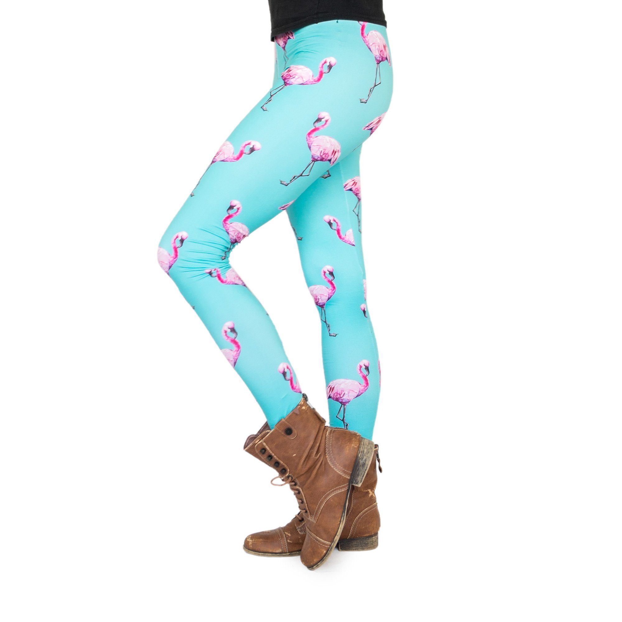 cosey Leggings Flamingo Line Leggings (Einheitsgröße) – Bild 4 von 5