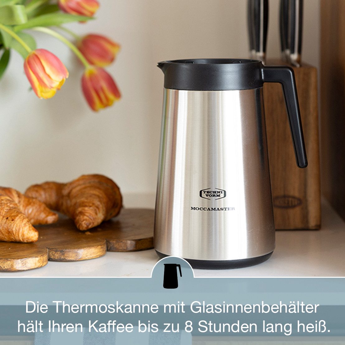 Moccamaster Filterkaffeemaschine, mit Thermokanne