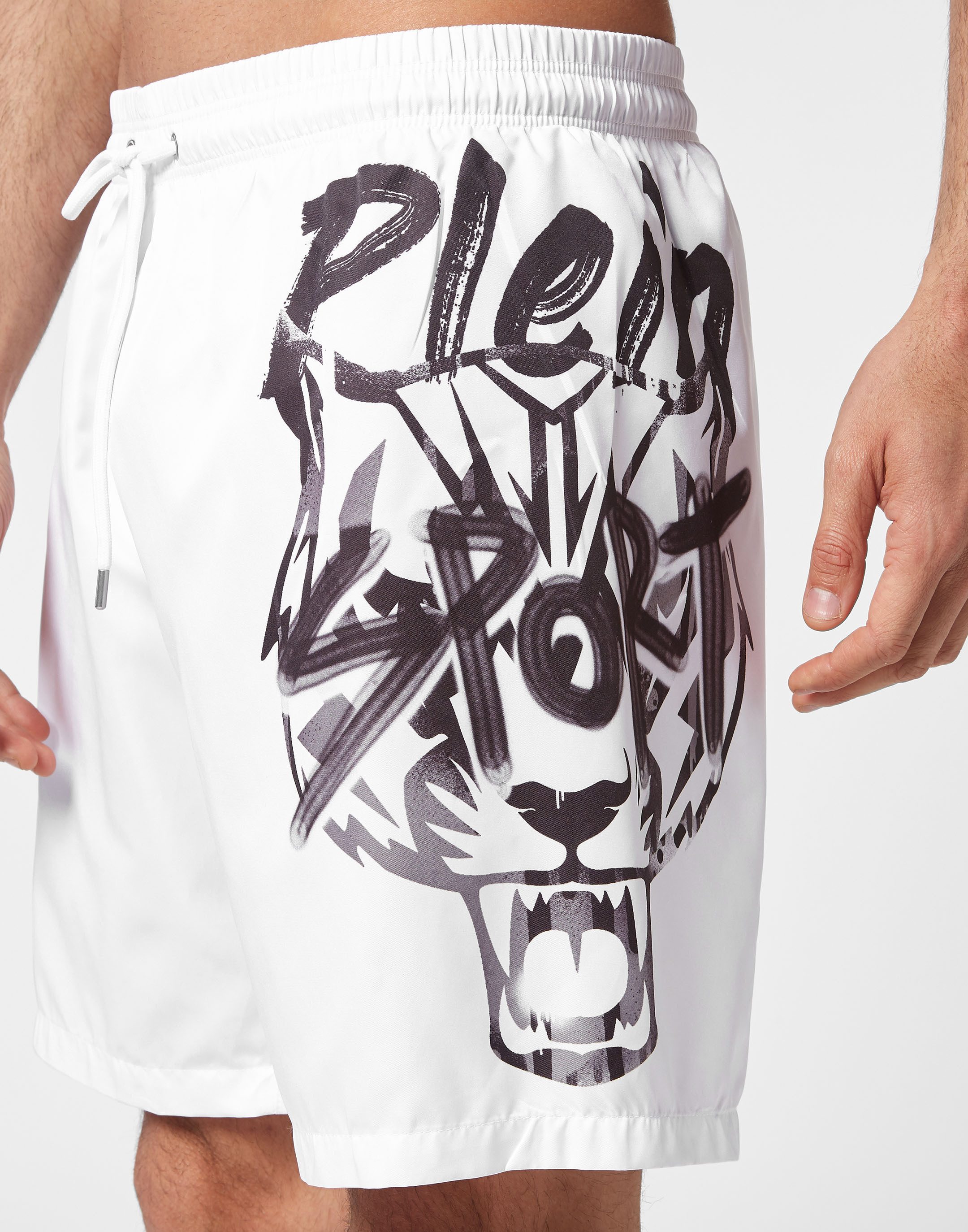 PLEIN SPORT Badeshorts Tiger