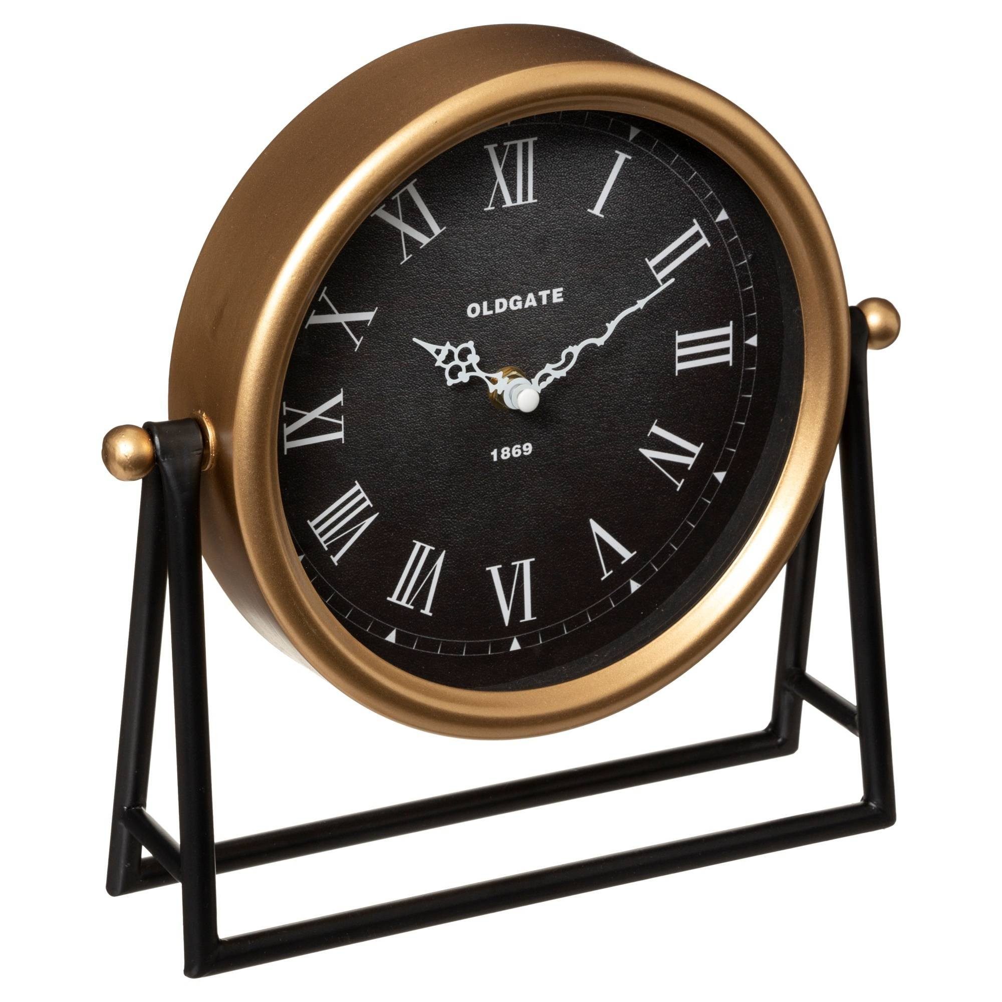 Atmosphera Créateur d'intérieur Uhr Tischuhr LUCA, Ø 21 cm, schwarz günstig online kaufen