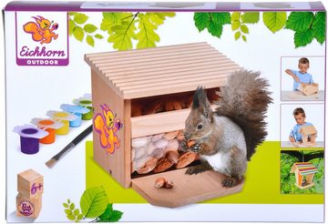 Eichhorn Kreativset Outdoor Futterhaus Eichhörnchen, (Set), zum Zusammenbauen und Bemalen; Made in Europe