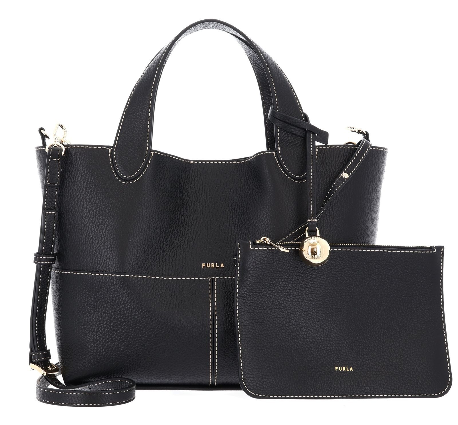 Furla Handtasche Tote (Set, 2-tlg), aus echtem Leder