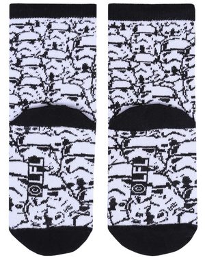 Sarcia.eu Haussocken Schwarz-weiße STAR WARS DISNEY - Socken 26.5/30.5 EU