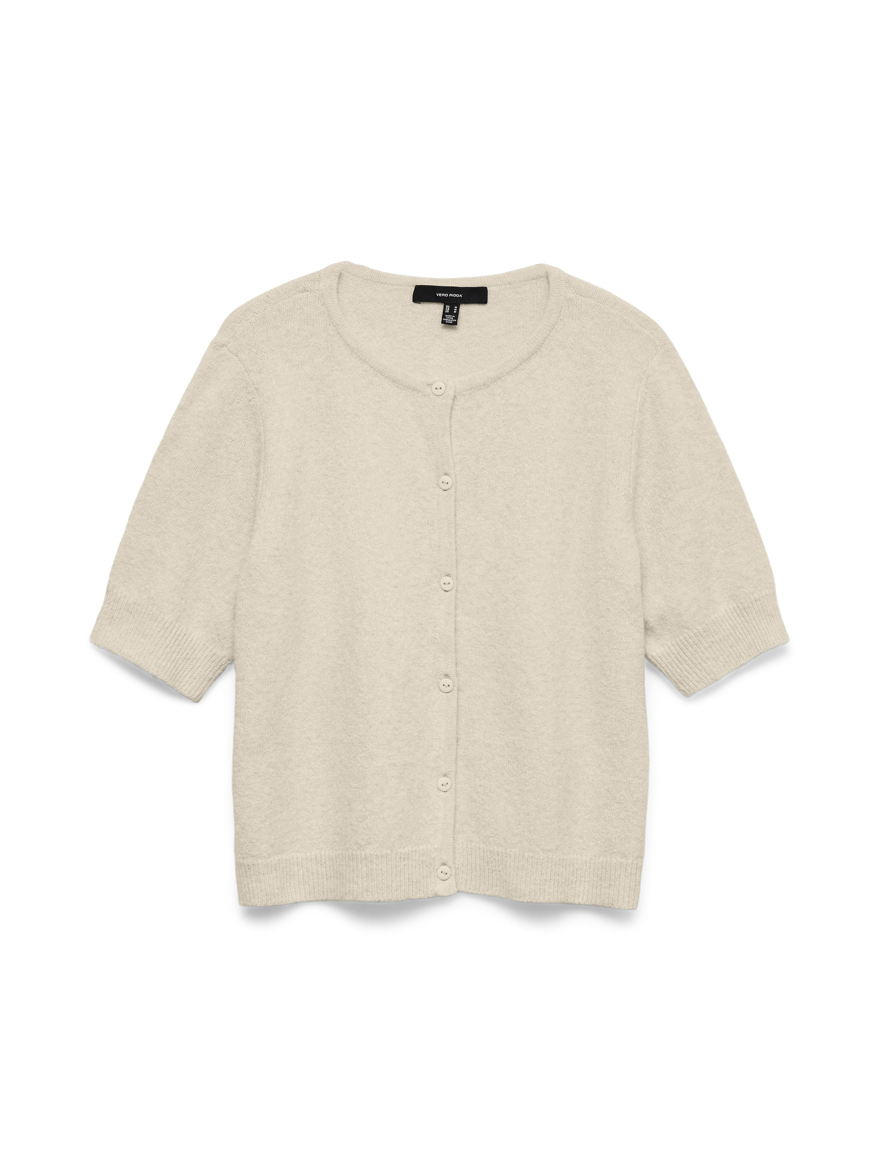 Strickjacke VMDOFFY 2/4 O-NECK BUTTON CARDIGAN NOOS