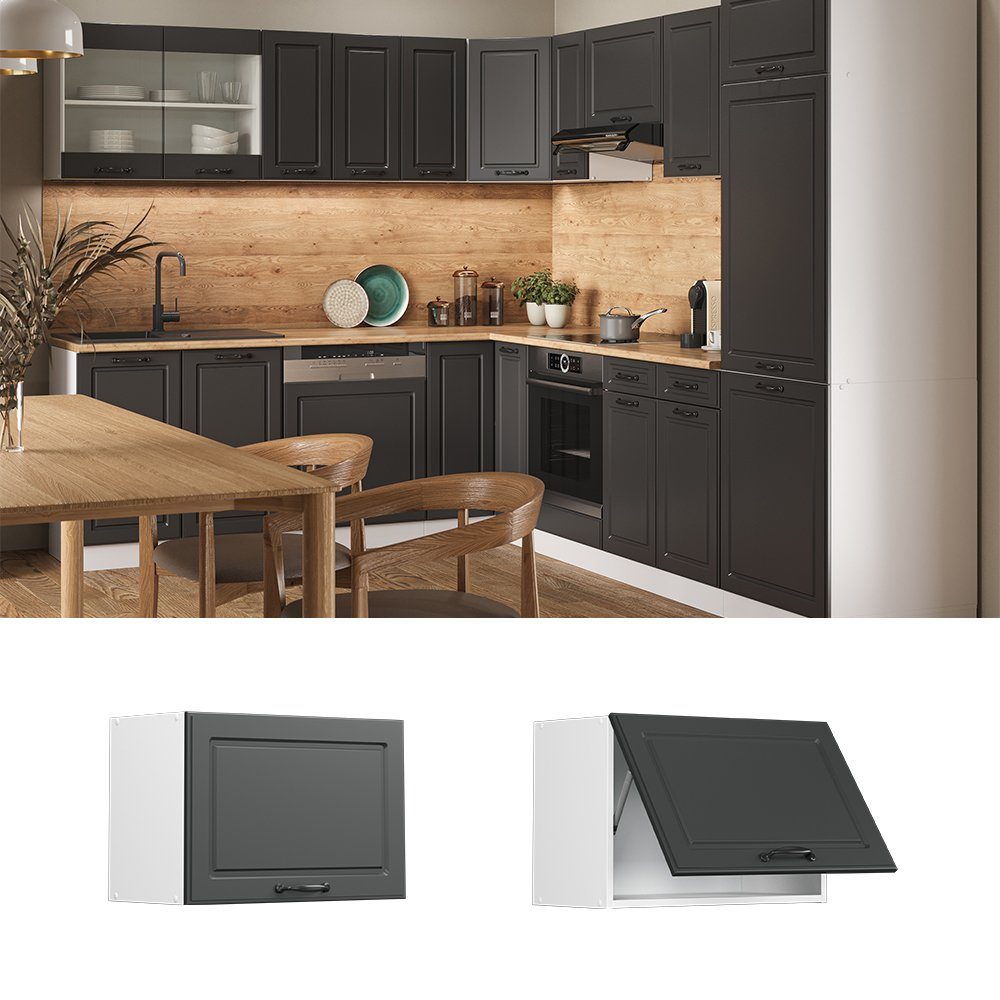 Vicco Hängeschrank R-Line, Anthrazit Landhaus/Weiß, 60 günstig online kaufen