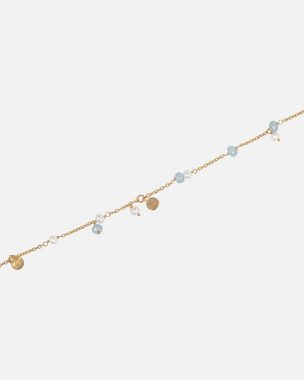 Pernille Corydon Charm-Armband Afterglow Sea Armband Damen 15-18 cm, Silber 925, 18 Karat vergoldet