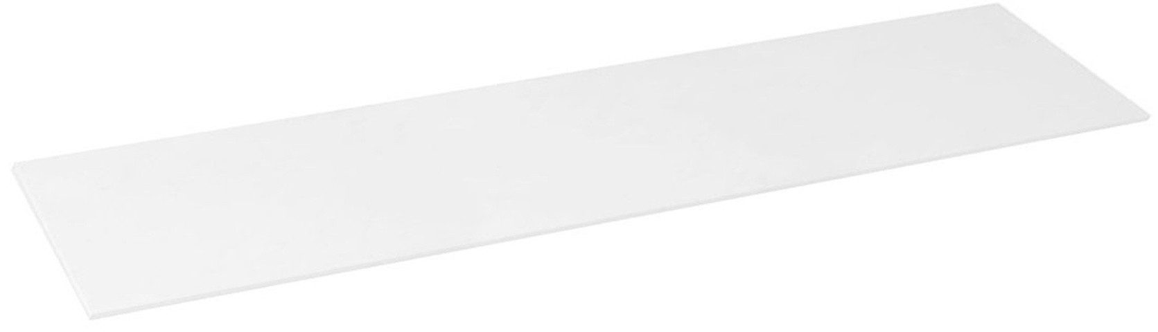 Sapho Waschtischplatte CIRASA Platte Rockstone 131x1,2x47cm, Weiß matt, Sapho-CRR131-0101