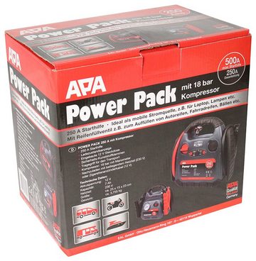 APA Power Pack Starthilfegerät, bis 500 Ampere, mit Kompressor