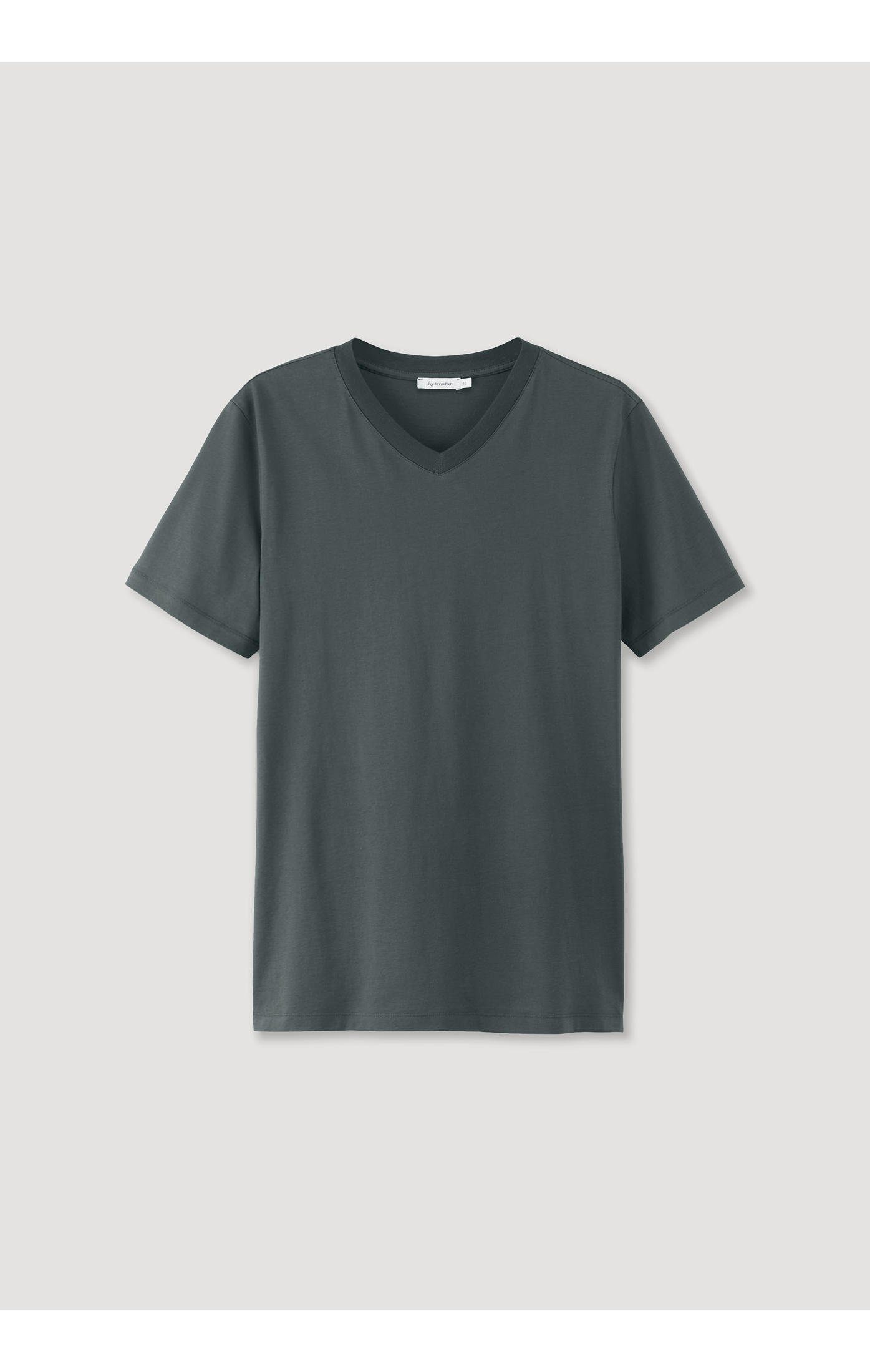 aus reiner Bio-Baumwolle Regular T-Shirt Hessnatur dunkelgrün