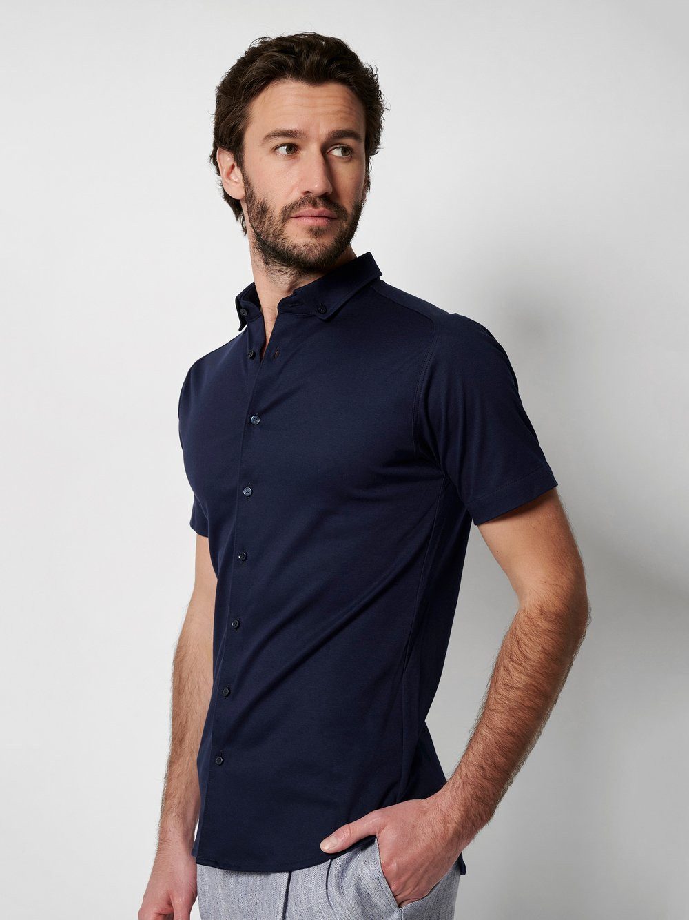 DESOTO Kurzarmhemd Casual Modern Button Down günstig online kaufen