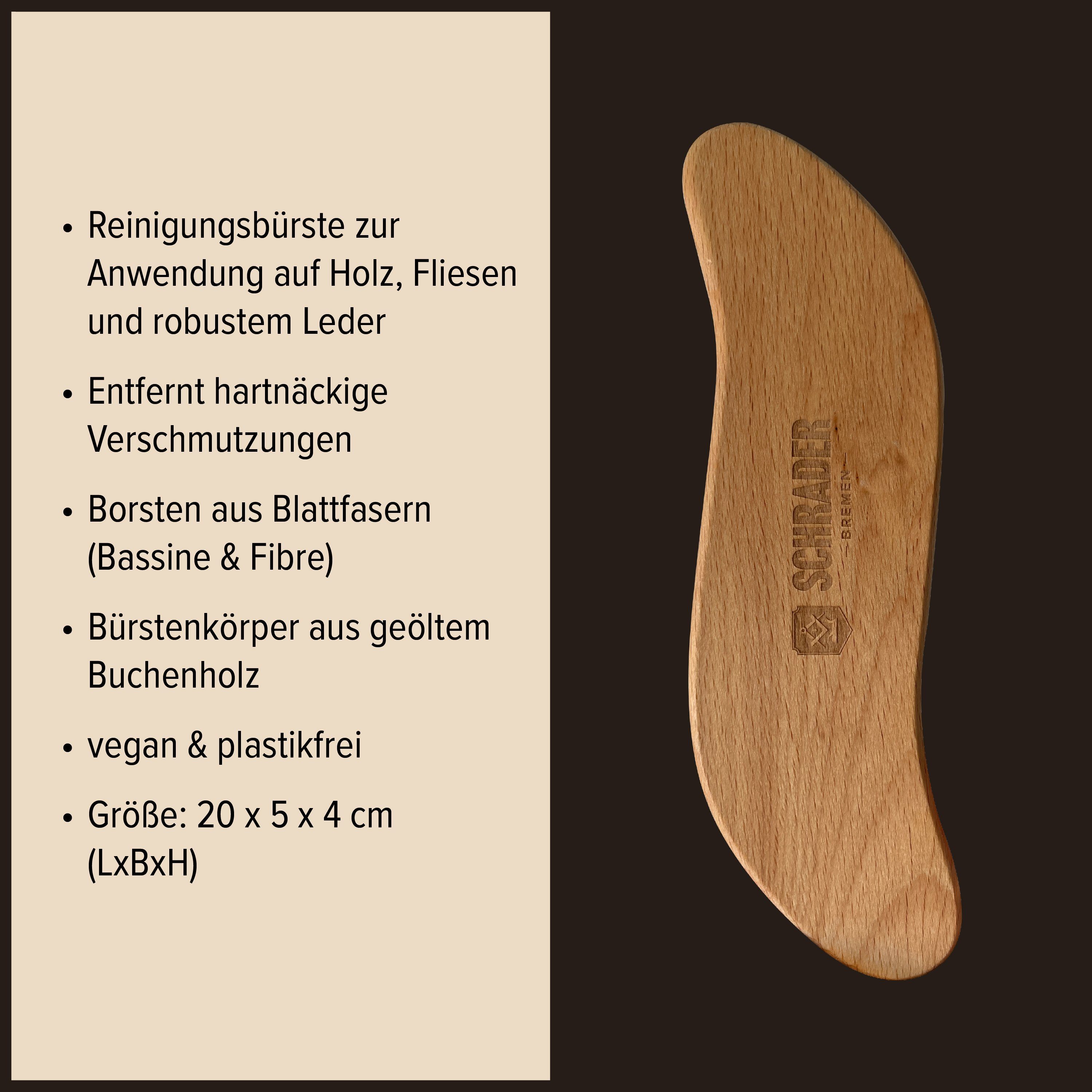 Schrader Hartholzöl Terrassenöl hell - Pflegeset mit Teaköl - 2,5L, Enthält Hartholzöl und Schmutzbürste - 2-teilig - Made in Germany