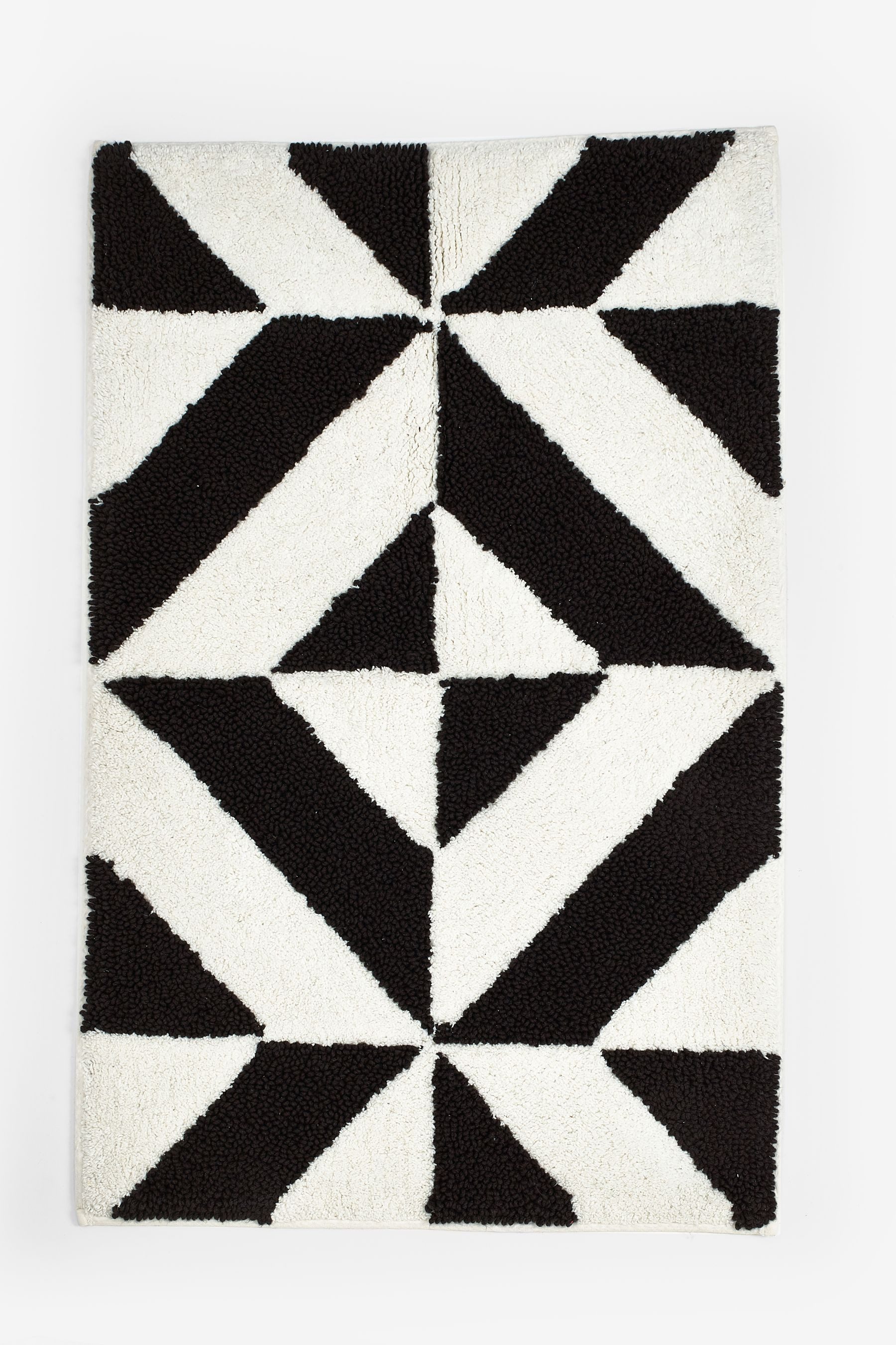 Next Badematte Badematte mit abstraktem Geomuster, Höhe 80 mm, Baumwolle günstig online kaufen