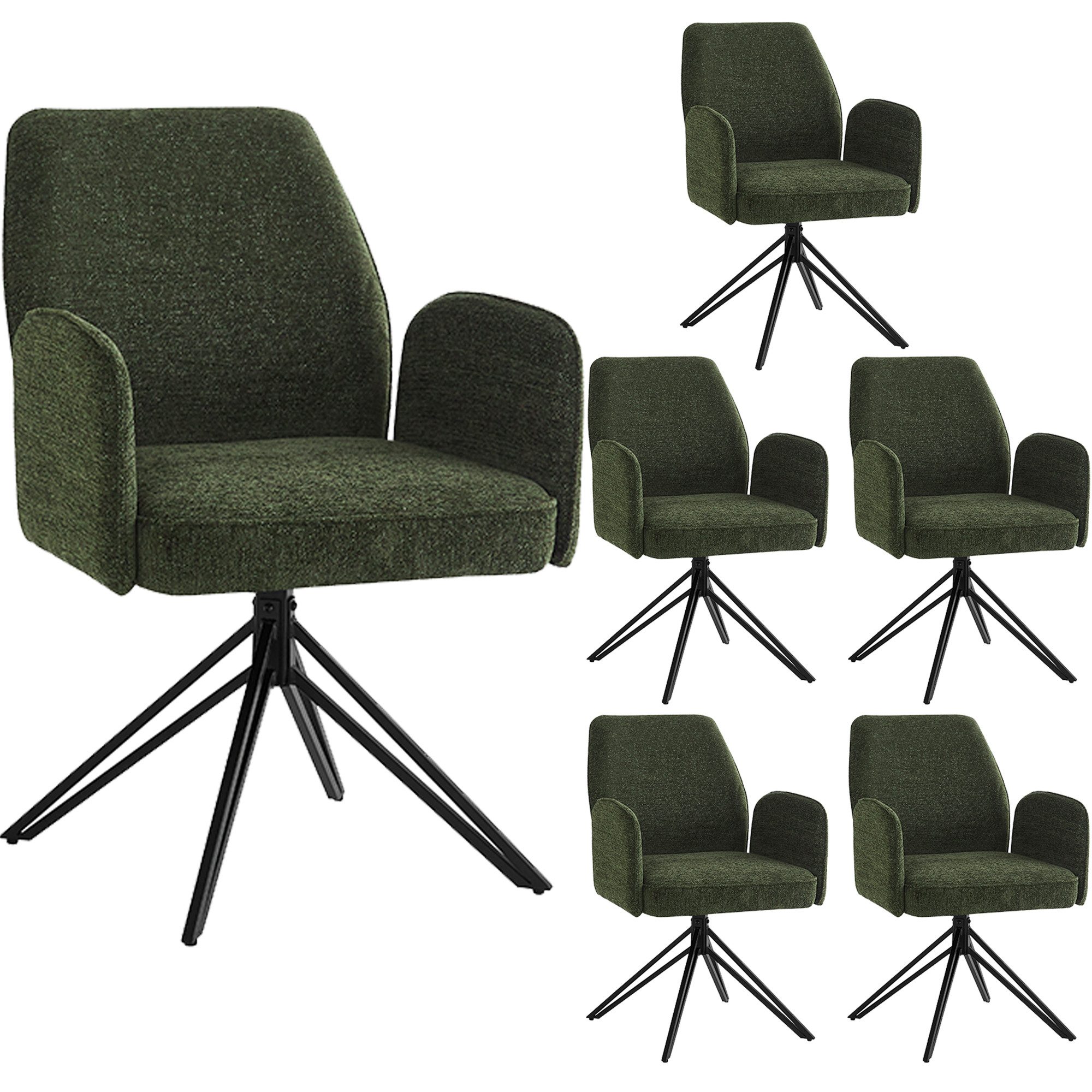 HAUSS SPOLE Drehstuhl 6er Ergonomischer Drehstuhl günstig online kaufen